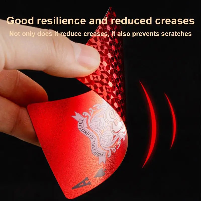 Waterproof Red Playing Cards for Poker & Parties