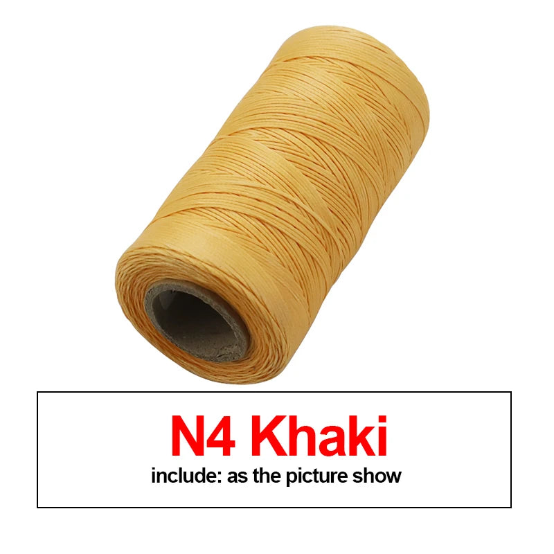 Flat Waxed Thread Spool for Leathercraft and DIY Projects