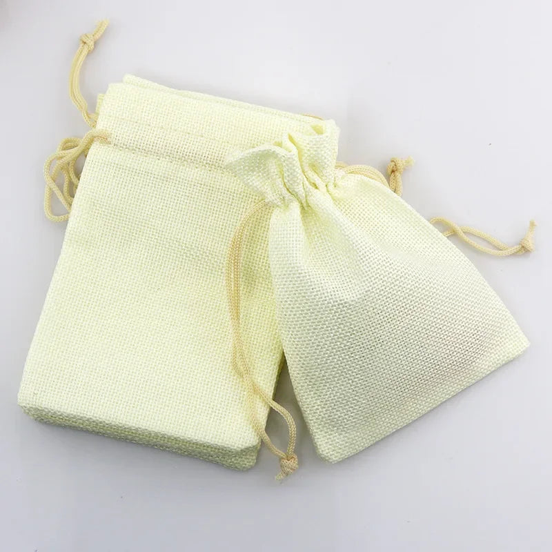 Natural Jute Gift Bags with Drawstring (5 Sizes)