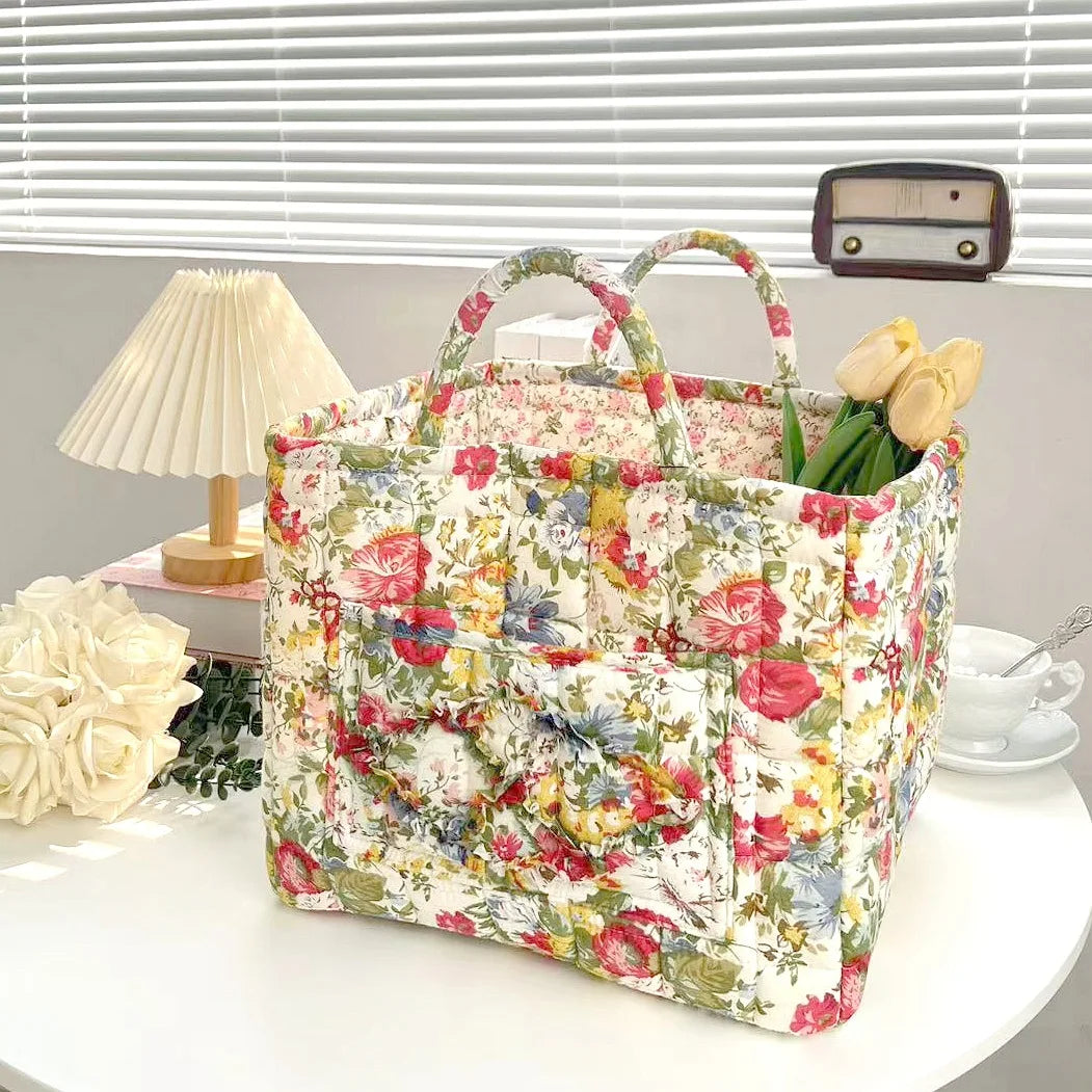 Floral Storage Bins with Handles