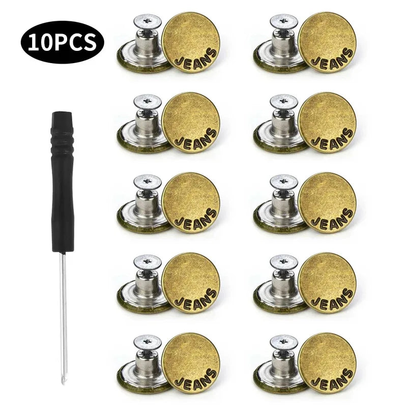 17mm Metal Snap Button Replacement Kit