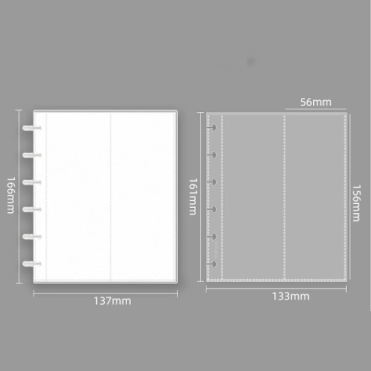 Clear 2x6 Photo Strip Album with 20 Protective Pages