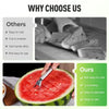 2-in-1 Watermelon Cutter - Dual-Head Stainless Steel Fruit Slicer