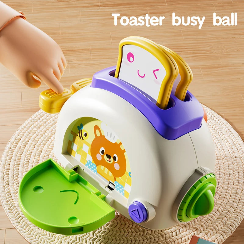 Montessori Busy Cube - Sensory Activity Toy for Toddlers