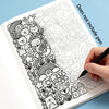 Adult Decompression Graffiti Coloring Book with 22 Unique Patterns