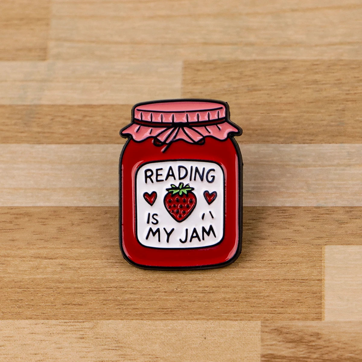 Just One More Chapter Enamel Pin for Book Lovers
