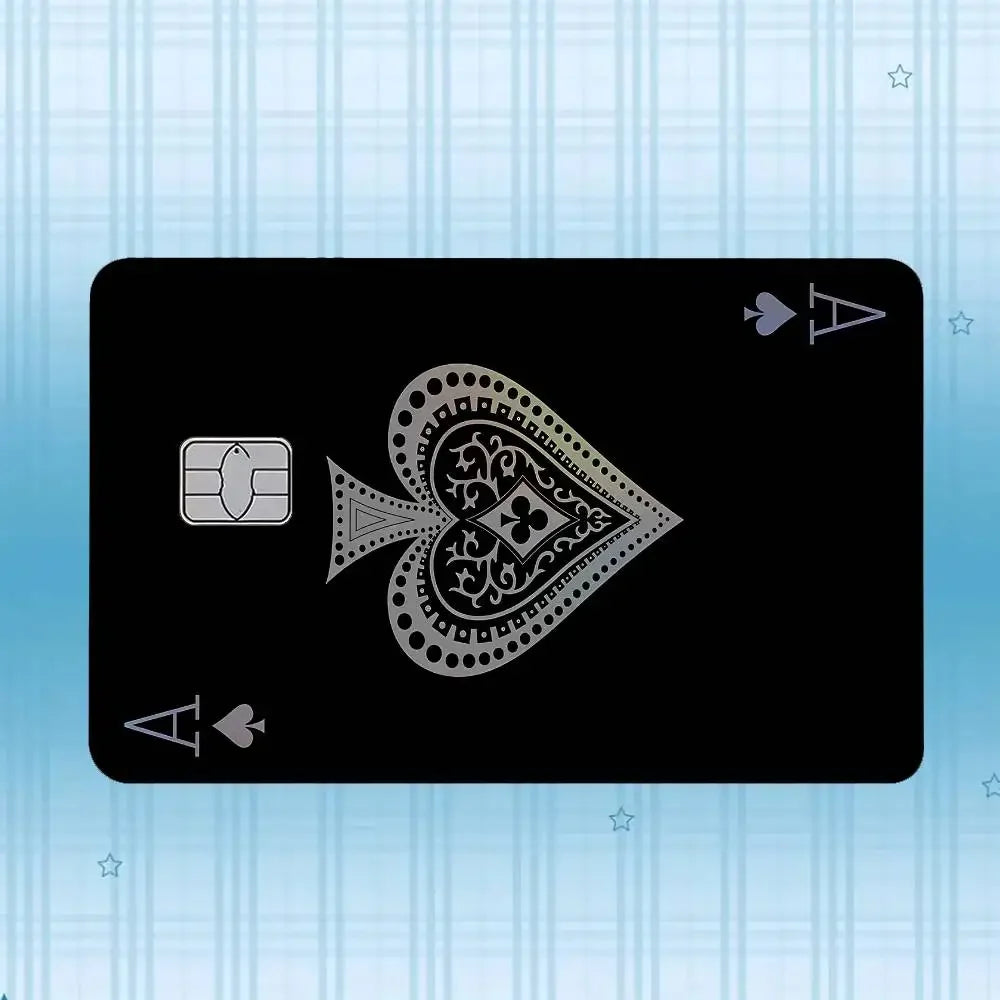 Holographic Card Skin Stickers (4-Pack) – Waterproof, Scratch-Resistant