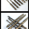 Carbide Four-Blade Serrated Drill Bit Set 6-10mm for Tile, Ceramic, and Stone