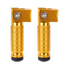 M8 Aluminum Alloy Foldable Motorcycle Rear Footrests (Pair)