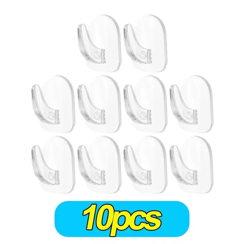 Clear Adhesive Wall Hooks
