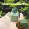 Croaking Frog Fidget Toy Keychain with Sound and LED Lights