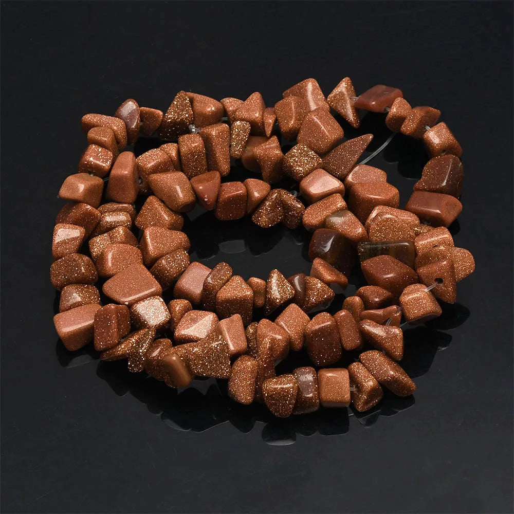 Natural Stone Beads Strand for Jewelry Making – Irregular Crystal Agate Chips