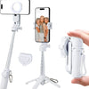 Compact Magnetic Selfie Stick Tripod with Bluetooth Remote