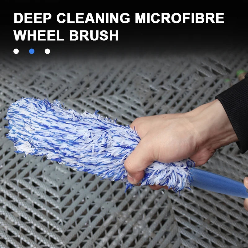 Soft Plush Car Wheel & Rim Cleaning Brush