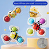 A three-piece insect suction cup set featuring various insects in colorful plastic with watch bands.