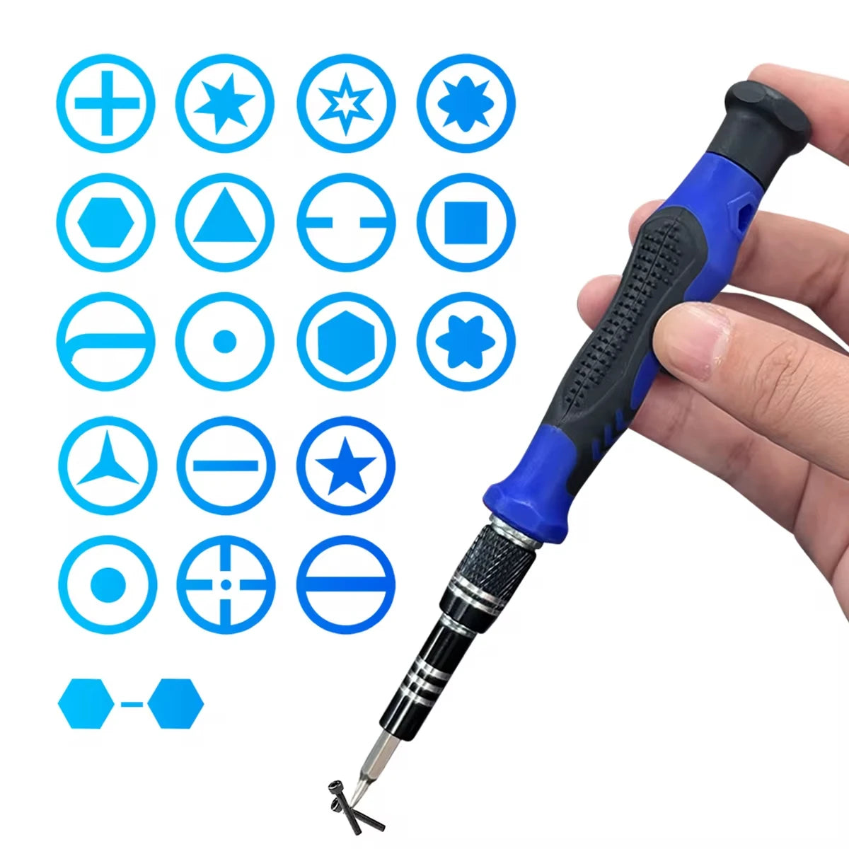 142-in-1 Precision Screwdriver Set with 120 Magnetic Bits
