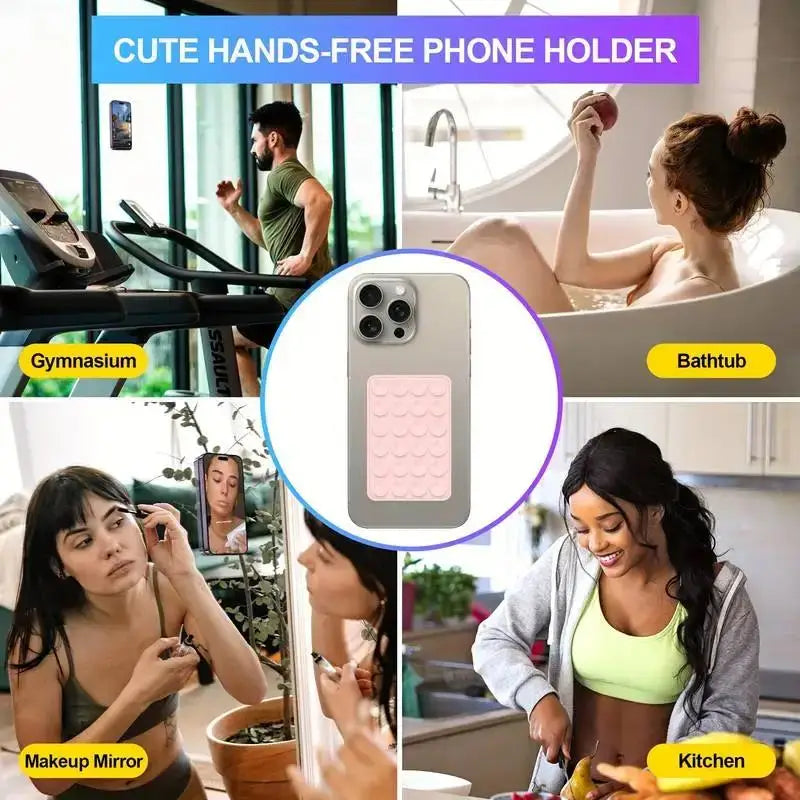 Universelle Silikon-Saugnapf-Halterung für Smartphones