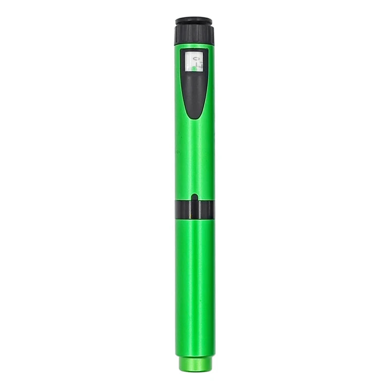 Reusable Metal Injection Pen - Adjustable Dosage 0-60 IU with Carrying Case