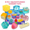 8-Piece Stress Relief Squishy Toy Set