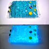 Glow-in-the-Dark Resin Pebbles for Garden & Landscape Lighting