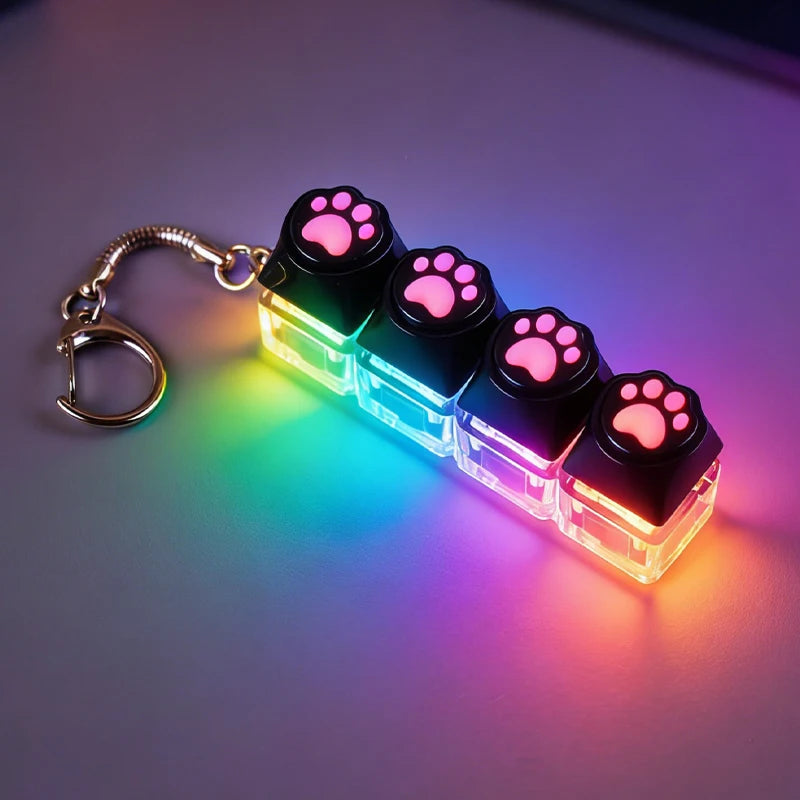Llavero Teclado LED con Botones Clickables