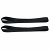 Black auto-retractable ratchet tie-down straps for trucks, trailers, and outdoor gear