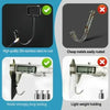 Image showing self-adhesive rotating wall hooks for storage, demonstrating quality and light weight holding.