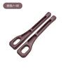 A pair of purple car seat gap plug strips used to prevent items from slipping between seats.