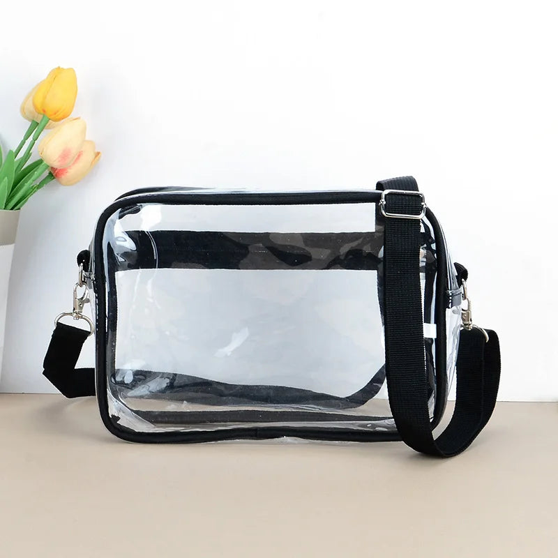 Clear PVC Crossbody Bag