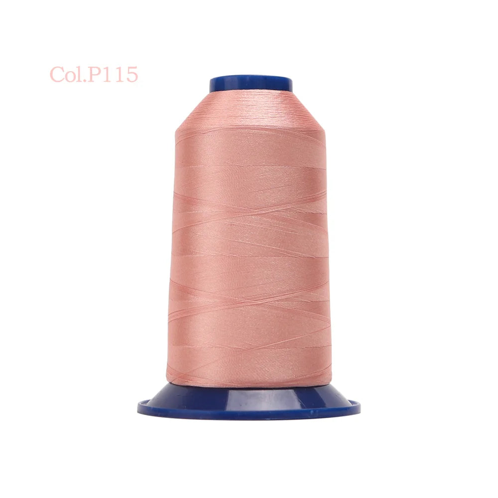 High-Tenacity Polyester Embroidery Thread (120D/2, 40wt) for Home & Industrial Machines