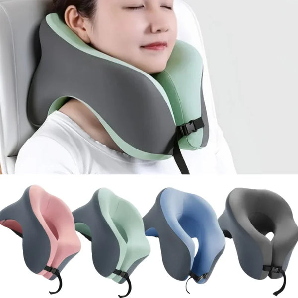 Ergonomic U-Shaped Memory Foam Travel Pillow