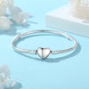 925 Sterling Silver Heart Charm Bracelet