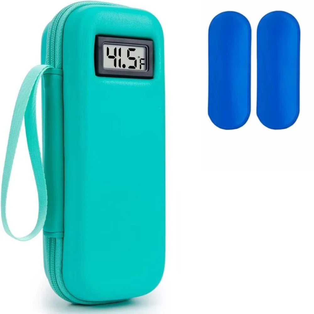 Insulin Cooler Travel Case with Digital Thermometer