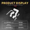 Motorcycle Handlebar Extension Clamp with Signal Light Mounts