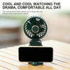 Compact USB Rechargeable Fan with Digital Display & Aroma Diffuser