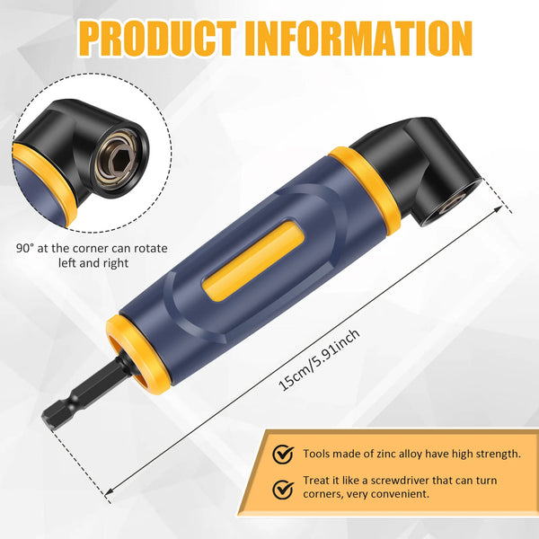Right Angle Drill Attachment for Tight Spaces