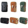 Compact Canvas Waist Pouch with MOLLE Compatibility