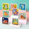 Wooden Alphabet Puzzle Board for Toddlers