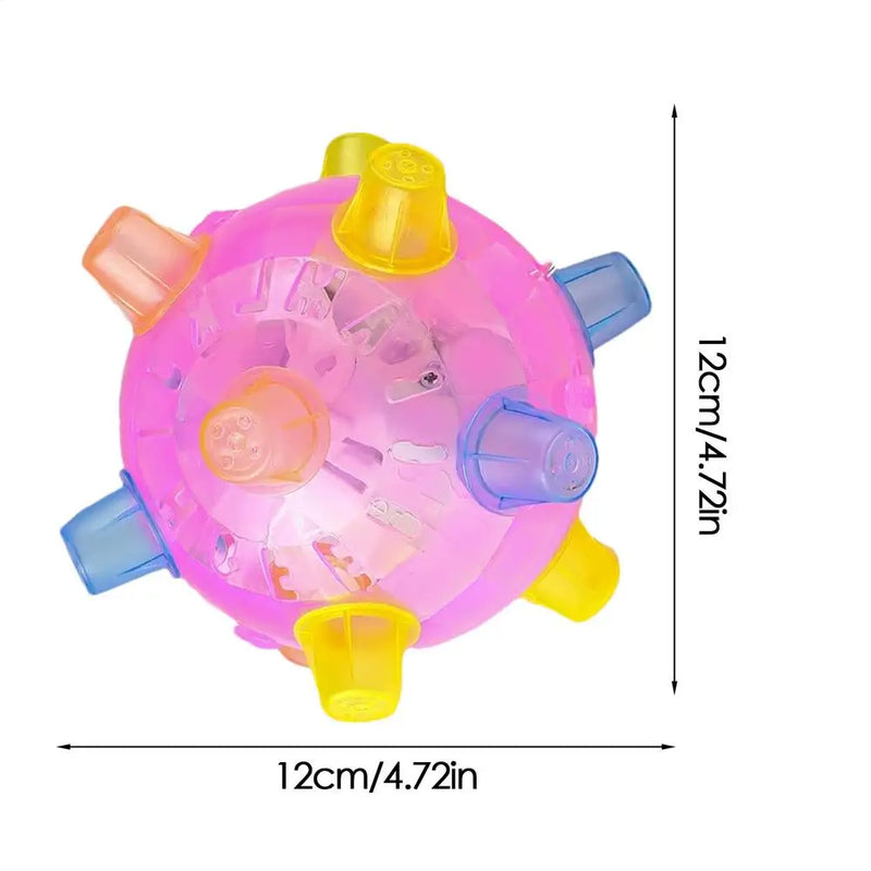 Interactive Auto-Bouncing Dog Ball with Lights & Sound