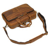 Vintage Genuine Leather Executive Laptop Briefcase