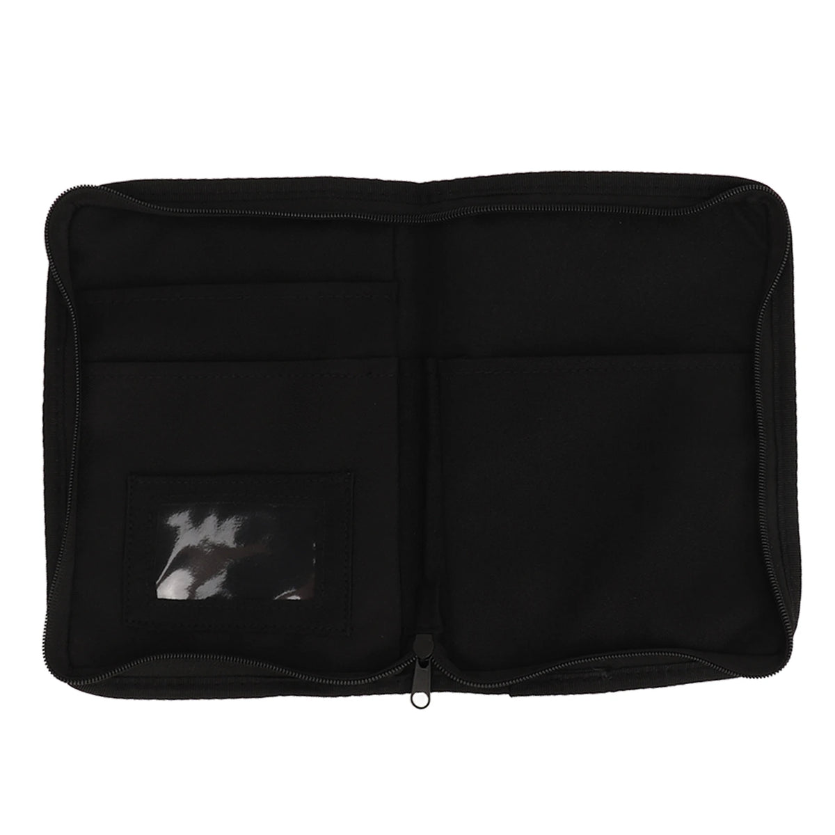 Organisateur de coffre de voiture noir avec six poches intérieures.