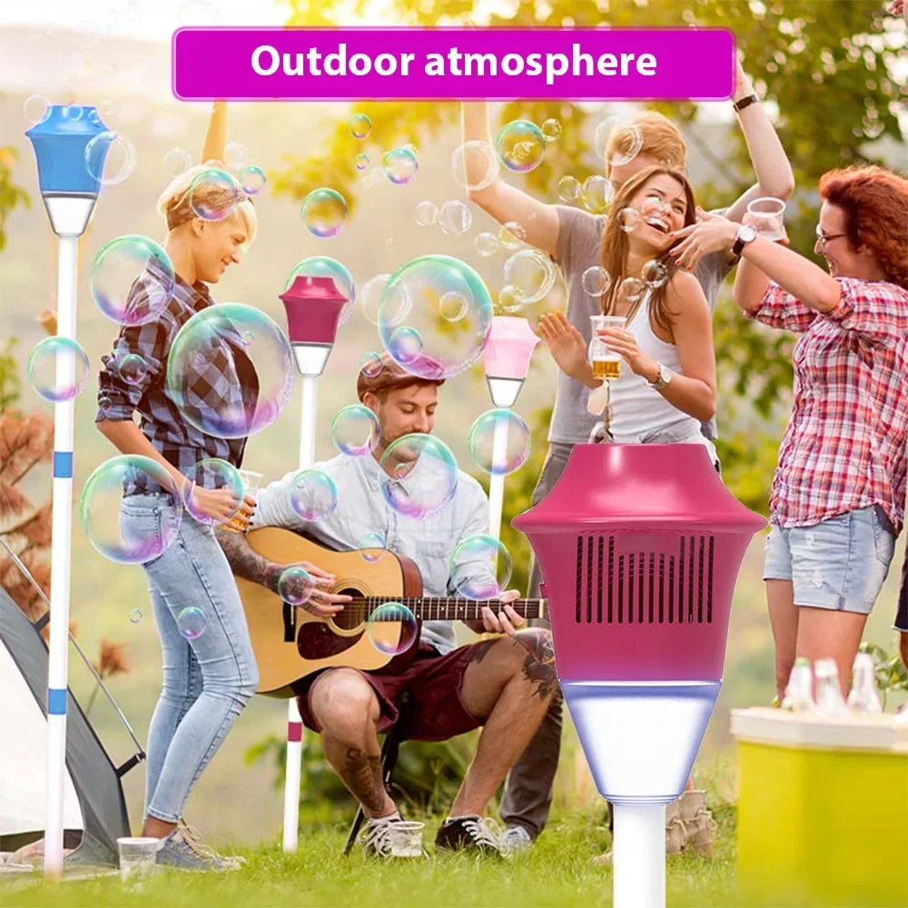 Stand Bubble Machine with Lights & Music for Outdoor Events