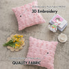 Faux Fur Bowknot Pillow Covers (Set of 2)
