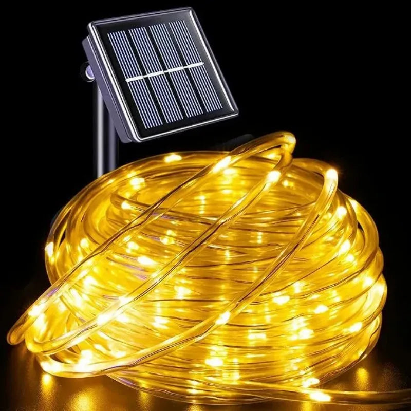 Solar-Powered LED Fairy String Lights