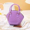 Transparent Jelly Crossbody Bag with Chain Strap