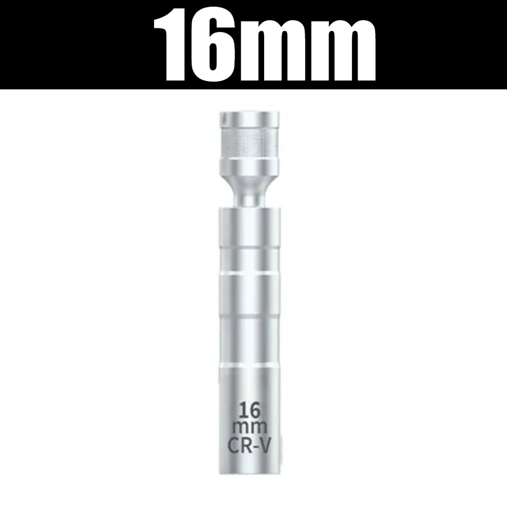 Universal Joint Spark Plug Socket Set with Magnetic Thin Wall Design