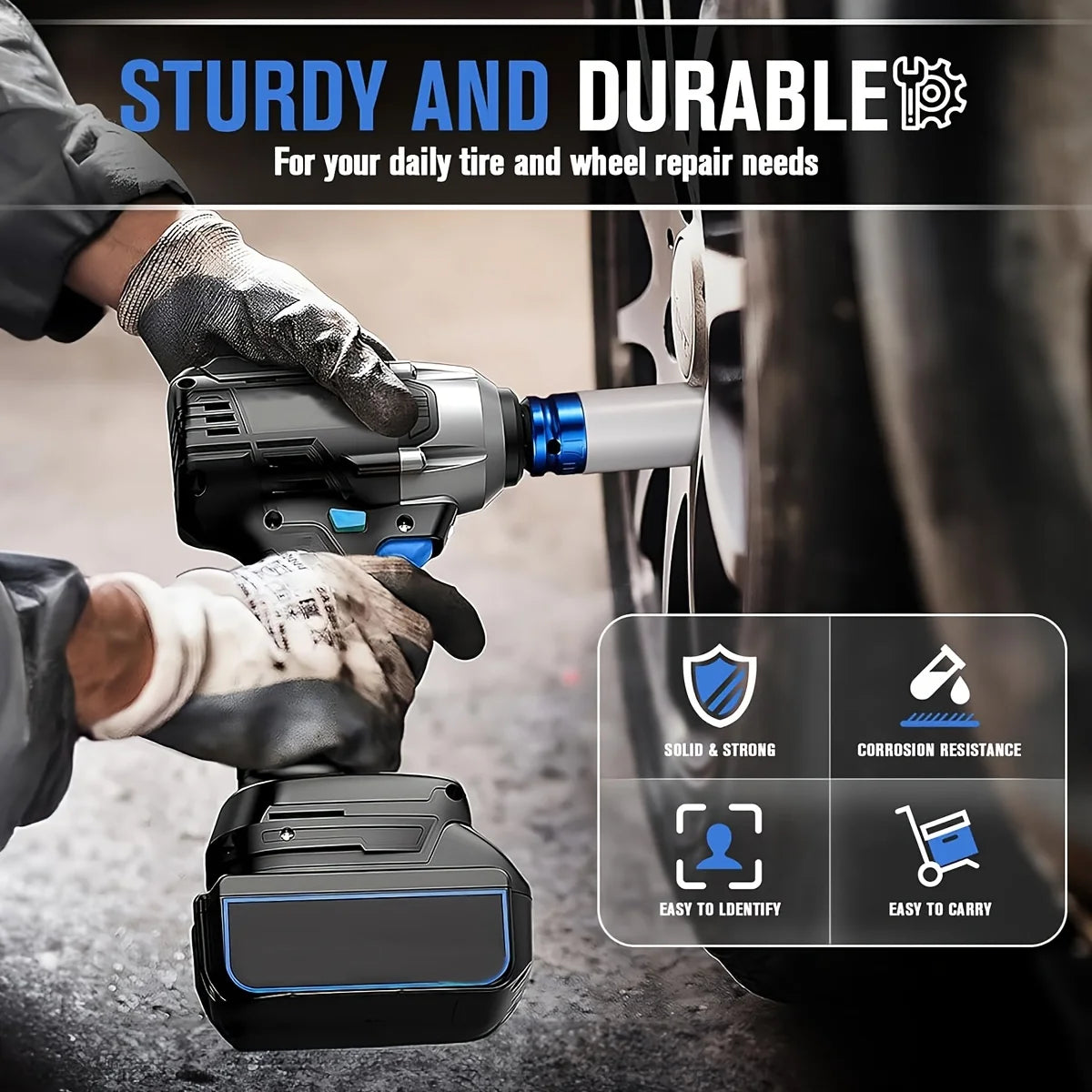 1/2" Drive Wheel Protector Impact Socket Set