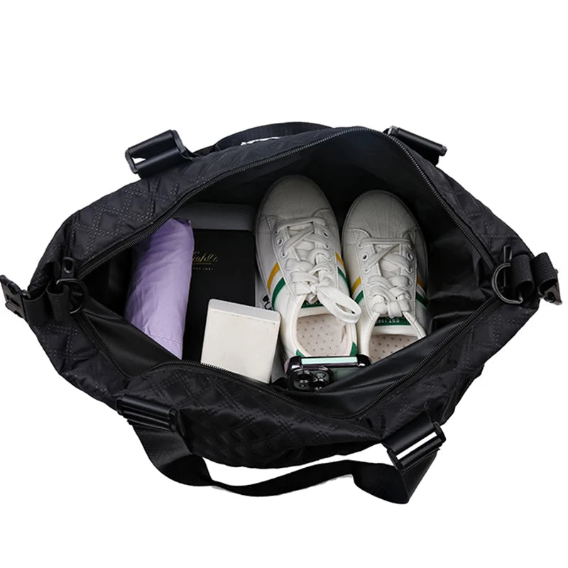 Bolsa de Viaje de Nylon acolchado multicolor