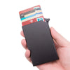 Tragbarer Aluminium-RFID-Blockier-Kartenhalter