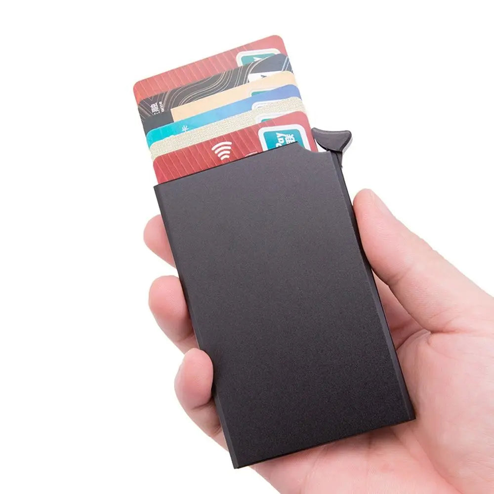 Tragbarer Aluminium-RFID-Blockier-Kartenhalter